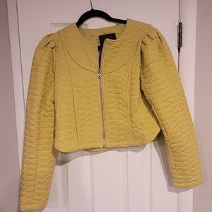 Quilted green jacket